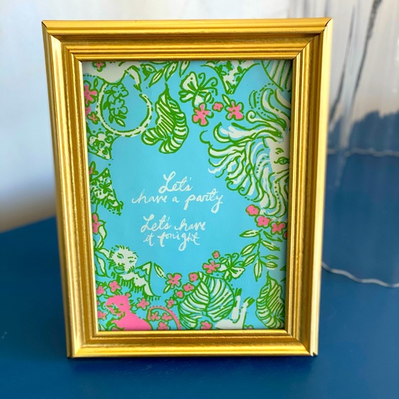🌴Lilly Pulitzer Repurposed Agenda 5x7 print🌴
